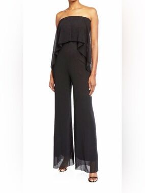 NWT Fuzzi Black Strapless FLOUNCE
Jumpsuit